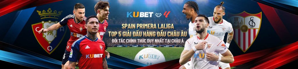 Spain Primera La Liga – Top 5 giải đấu hàng đầu Châu Âu! Đối tác chính thức duy nhất tại Châu Á cùng Kubet Việt Nam. Tham gia ngay để trải nghiệm bóng đá đỉnh cao và cơ hội nhận thưởng lớn! | Kubet 🎖 ku casino đăng ký kubet đăng nhập ku 24/7